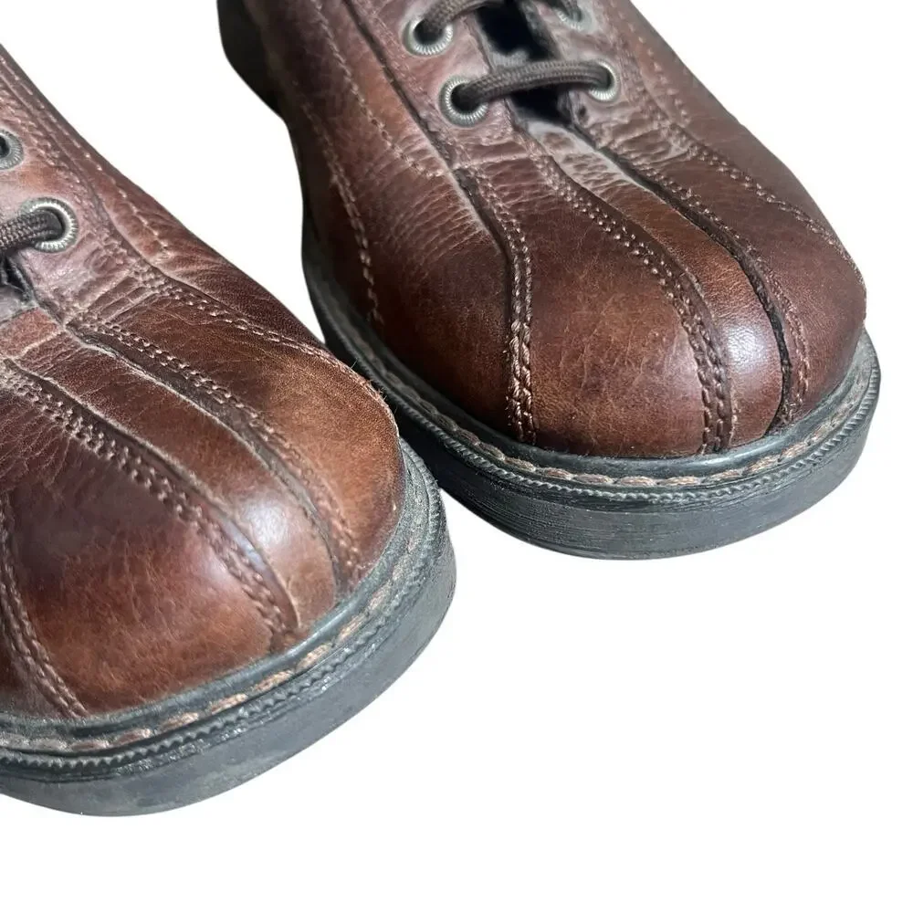 GH Bass Brown Leather Nixon Oxford Shoes Size 7M Dress Shoes